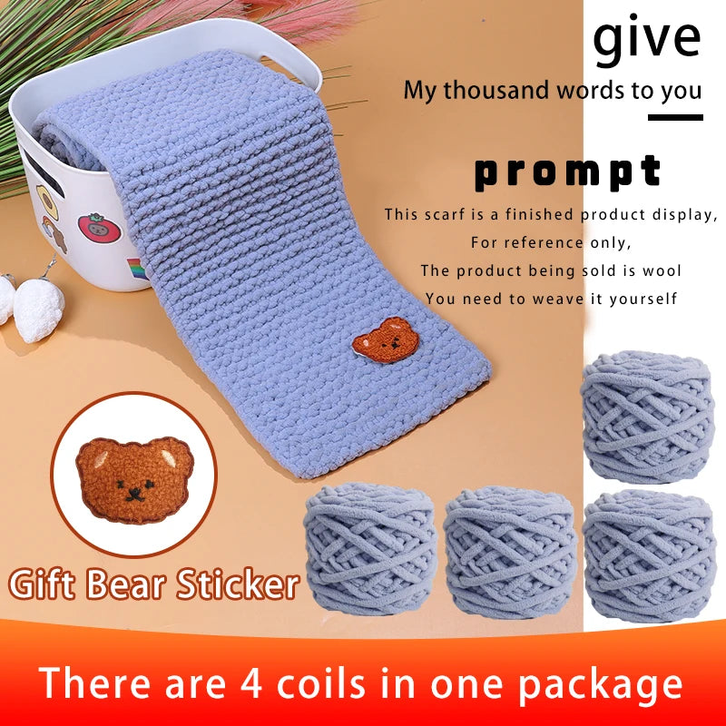 Yarn Pack for Handmade Scarves, Knitting Projects & Thoughtful Craft Gifts