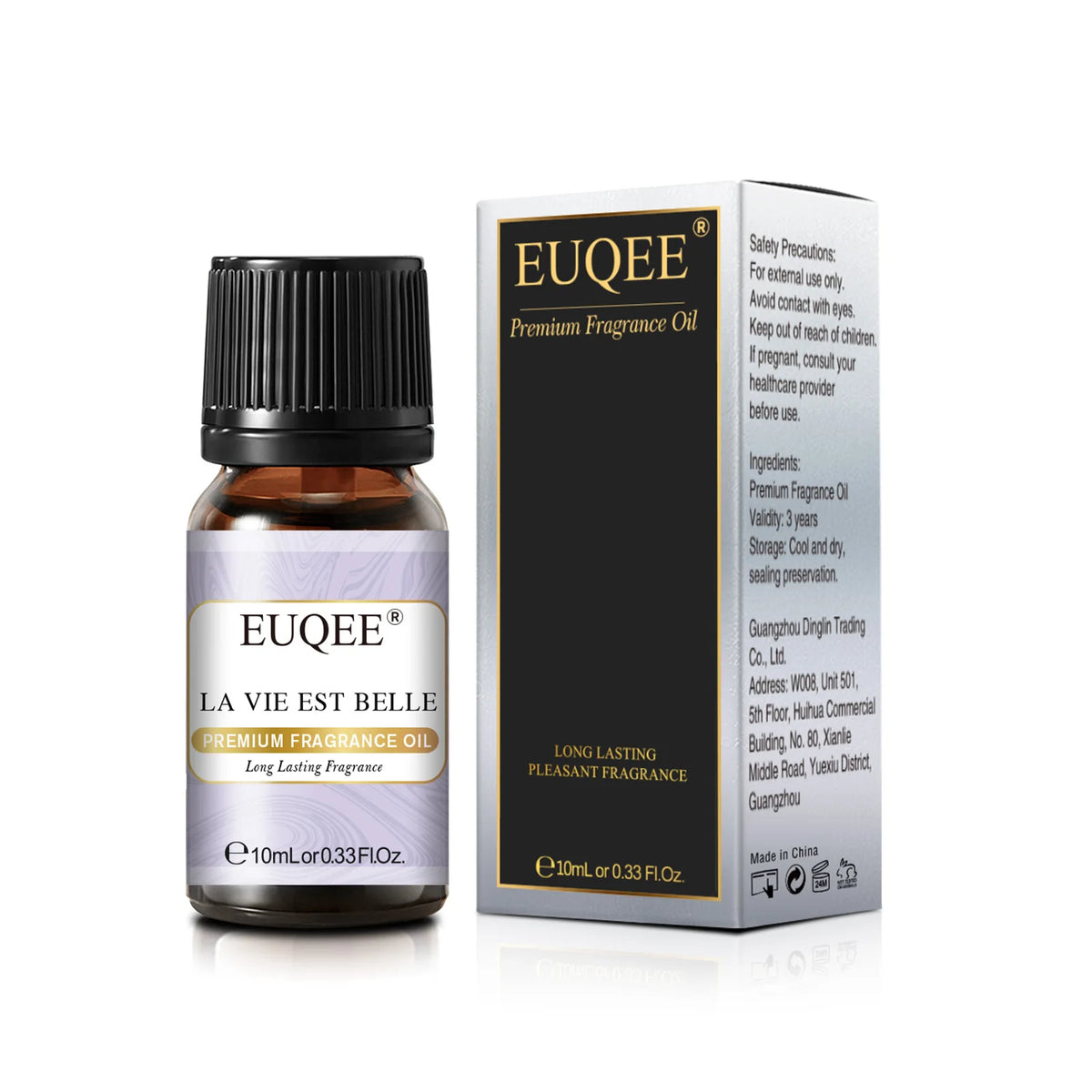EUQEE 10ml Premium Fragrance Oil — 13 Scents for Candles, Soap & Crafts
