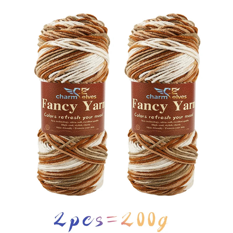 Yarn, Multicolor Gradient for Sweaters, Scarves, Hats, Gloves & Slippers