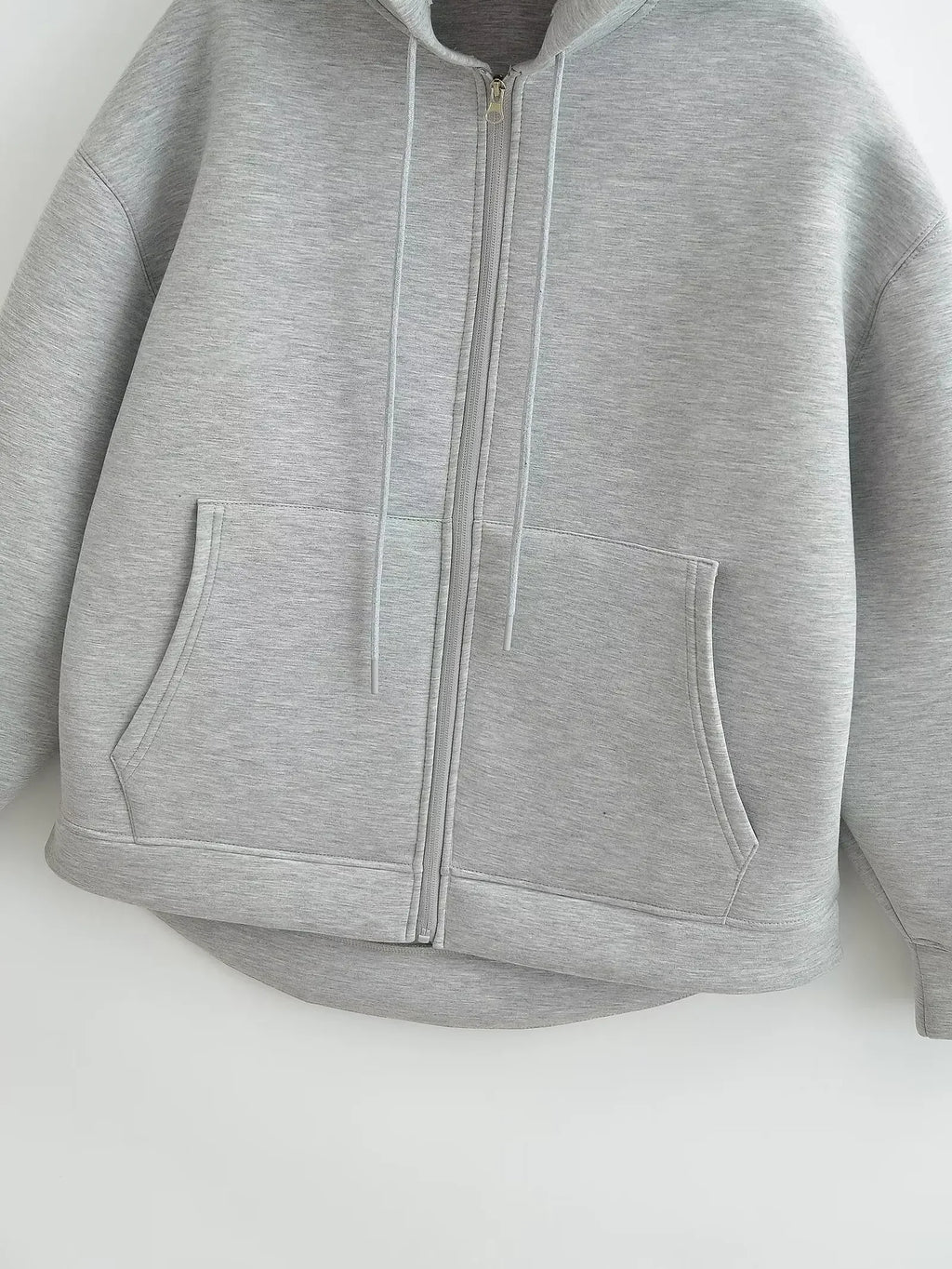 Hoodie Women's Oversized Zip Up Loose Hooded Jacket Sweatshirt Pockets Autumn