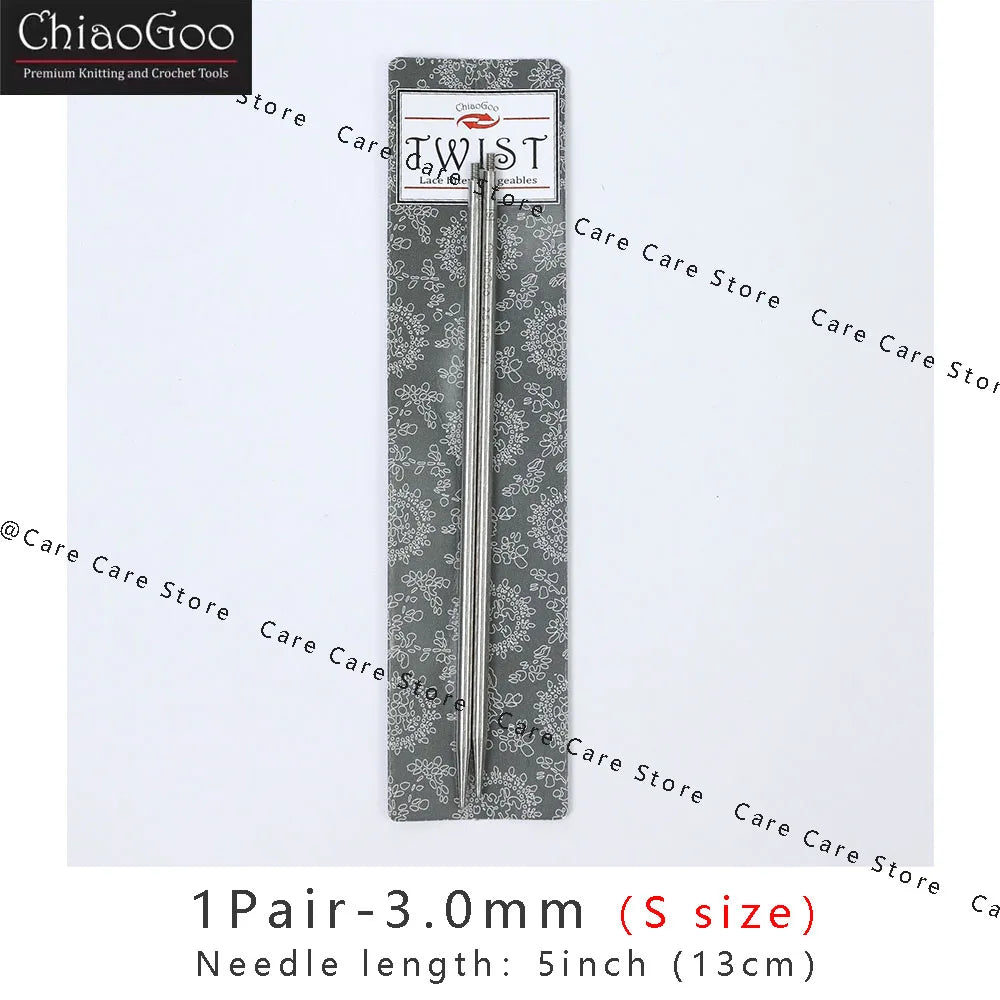 Knitting Needle Tips, ChiaoGoo TWIST Lace for Interchangeable Yarn Crafts