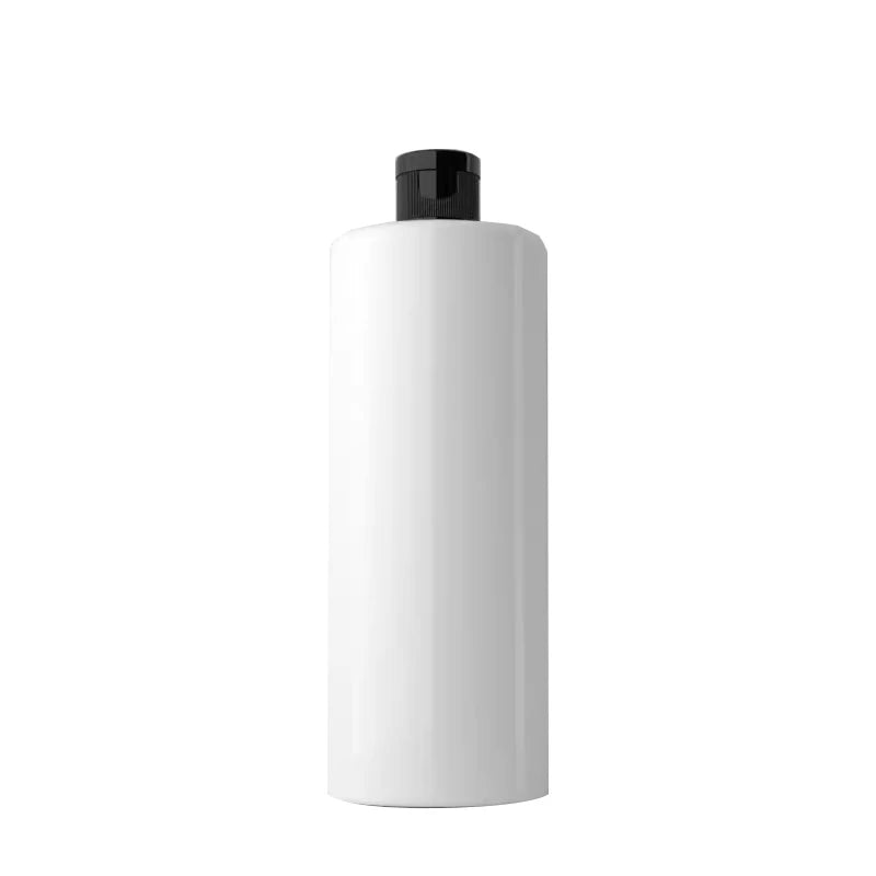 Flip-Top Bottles Empty PET Black White Clear Cosmetic Packaging 14 Pack