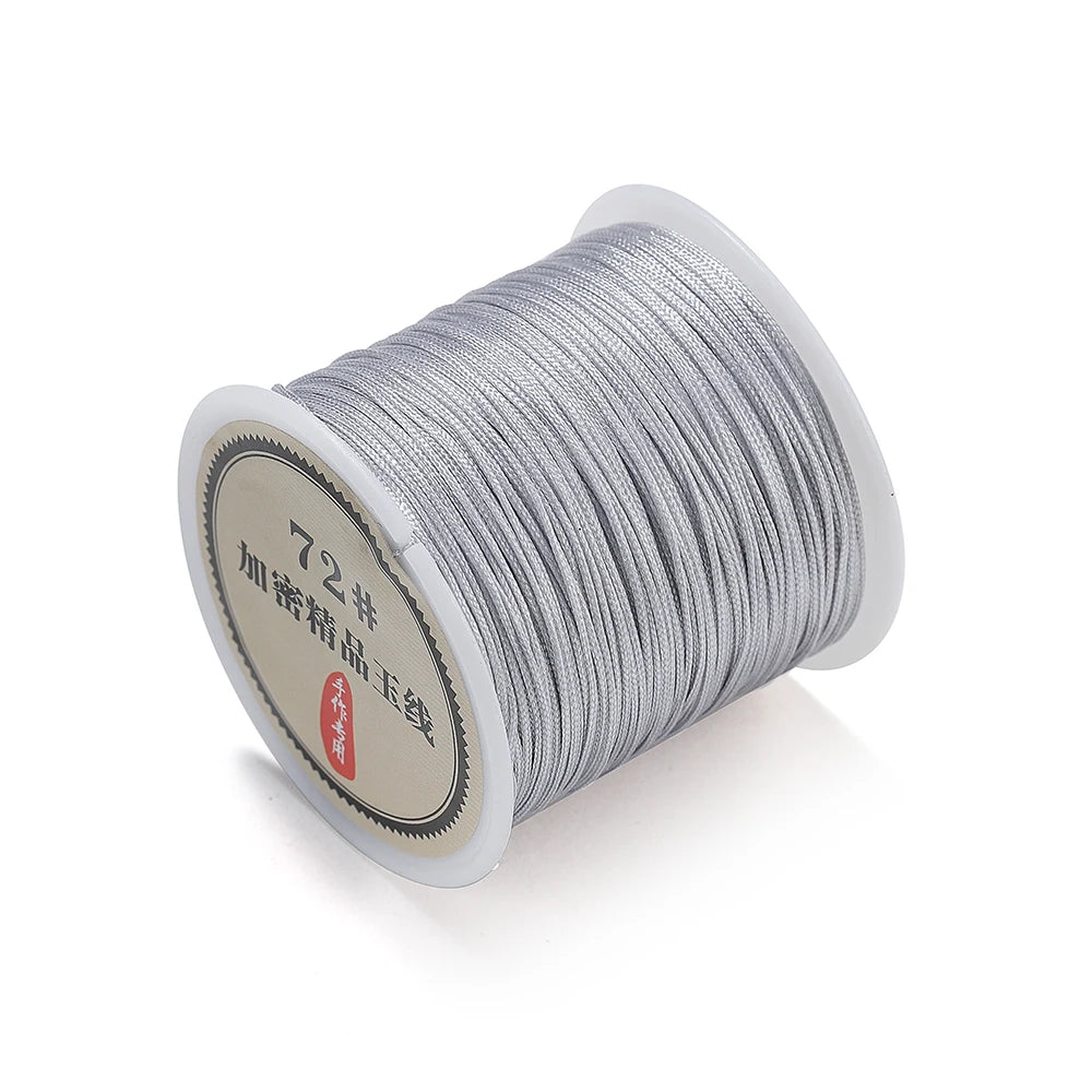 Beading Cord Nylon Chinese Knot Bracelet Braided String Tassel Craft Supplies