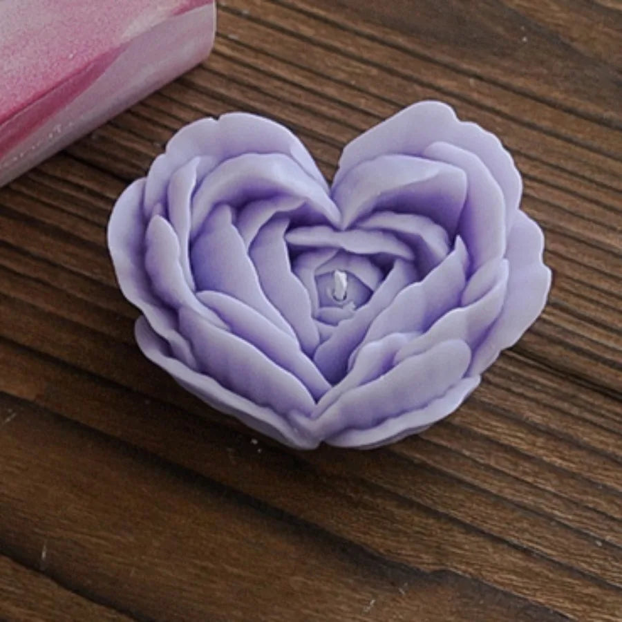 1pc Rose Shaped Scented Candles,Wedding Favors Gift Basket, Bridal Shower Decor,Wedding Decor,Valentine's Day Romantic Decoratio