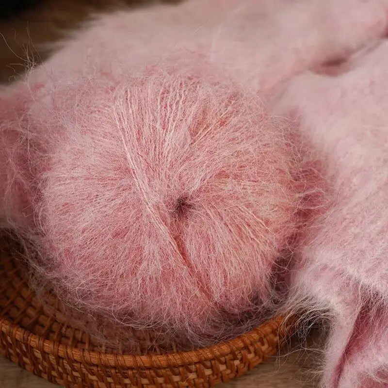 Yarn, Colorful Long-Pile for Knitting Sweaters, Coats, Shawls & Accessories