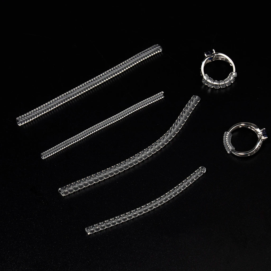 Ring Size Reducers Clear Spiral Jewelry Guards DIY Jewelry Making Craft Supplies