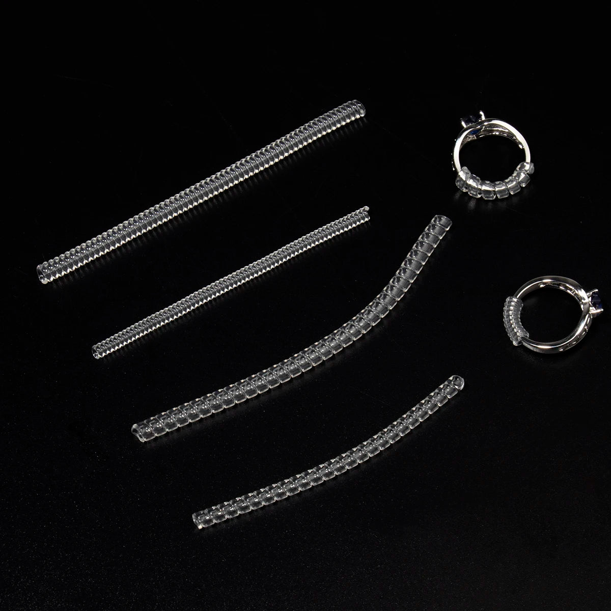 Ring Size Reducers Clear Spiral Jewelry Guards DIY Jewelry Making Craft Supplies
