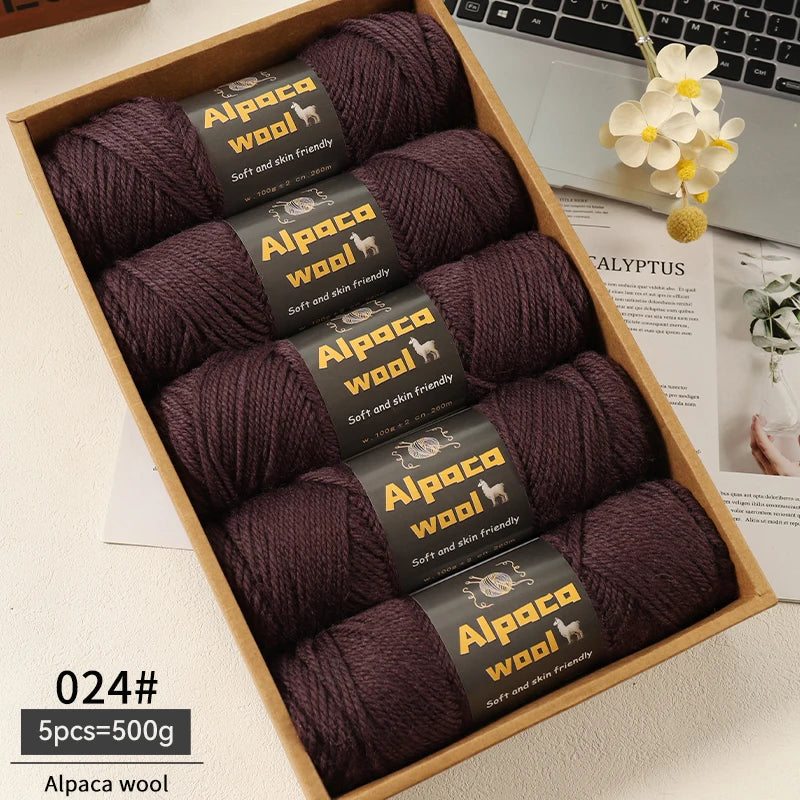 Yarn, Chunky for Knitting Sweaters, Coats, Hats, Gloves & Leg Warmers