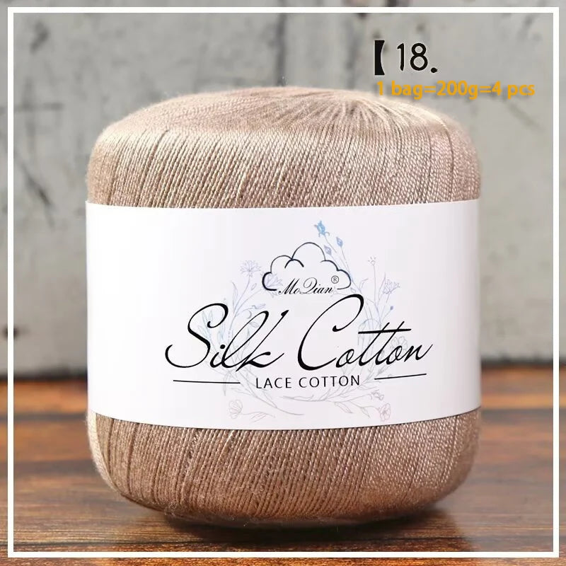 Yarn, Fine for Crochet Shawls, Openwork Sweaters, Summer Hats & Knitwear