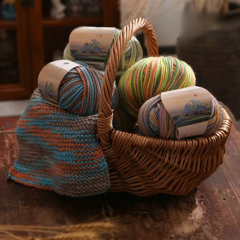 Yarn, Gradient Colors for Crochet Sweaters, Gloves, Scarves & Craft Charms