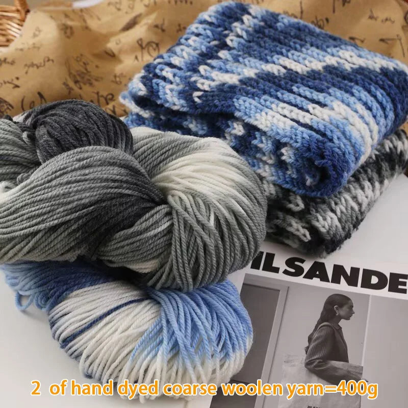 Yarn, Chunky Color Gradient for Handmade Coats, Scarves, Hats & Gloves