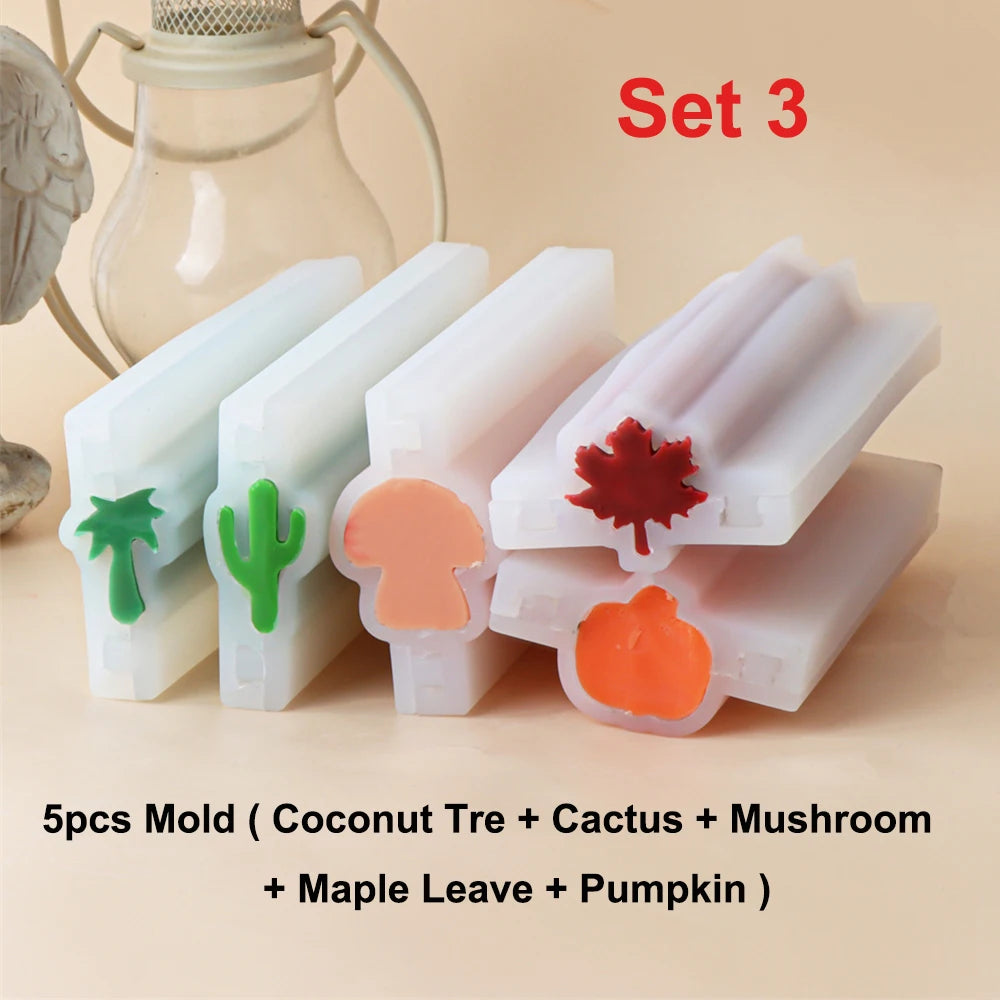 Loaf Soap Mold with Wooden Box - Silicone 600ml + Tube Embed Sets