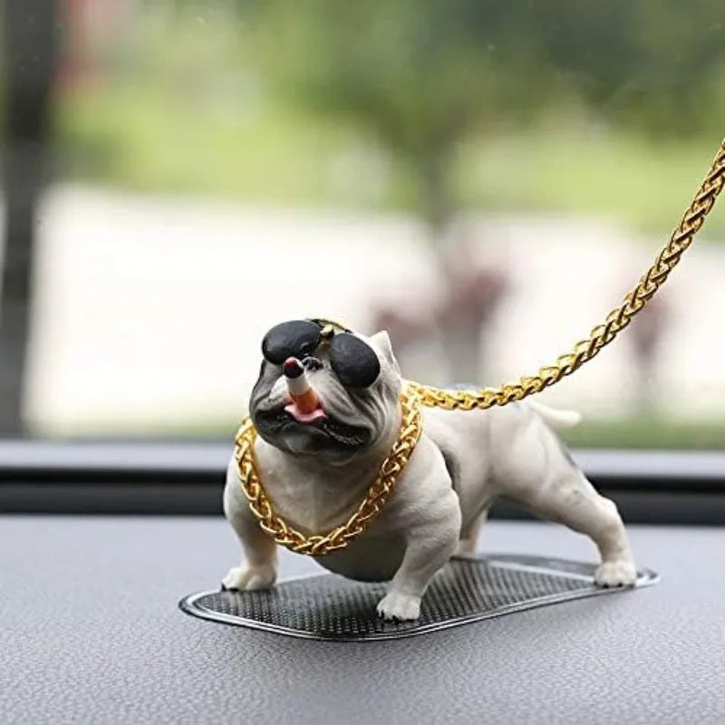 Car Bulldog Ornament Personality High Car Dashboard Ornament Decoration