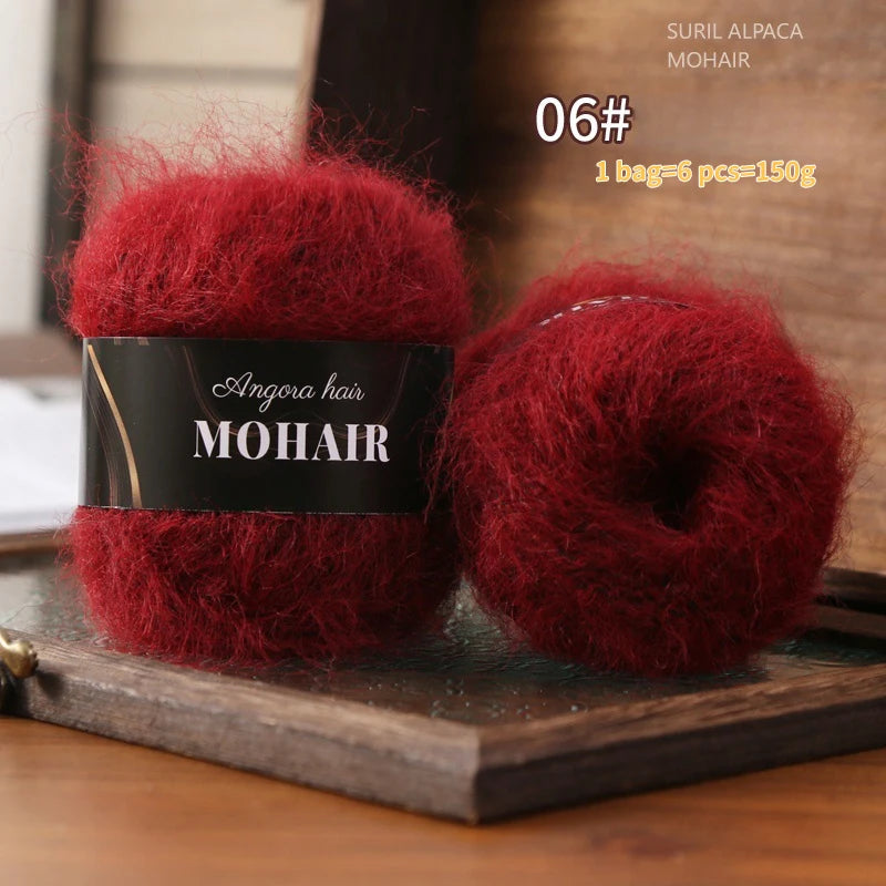 Yarn, Colorful for Crochet Sweaters, Openwork Coats, Hats & Shawls