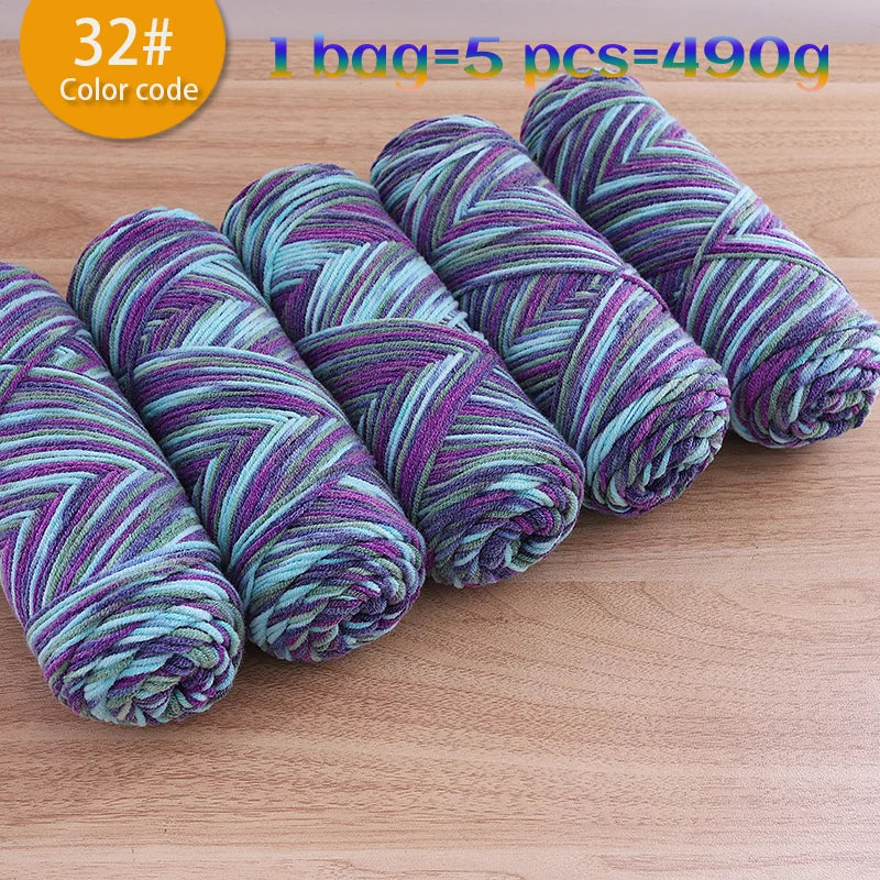 Yarn, Color Gradient for Knitting Sweaters, Scarves, Hats & Handmade Gifts