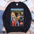Sweatshirt Unisex Mystery of Who Gives a Sh*t Parody Fleece Crewneck Pullover