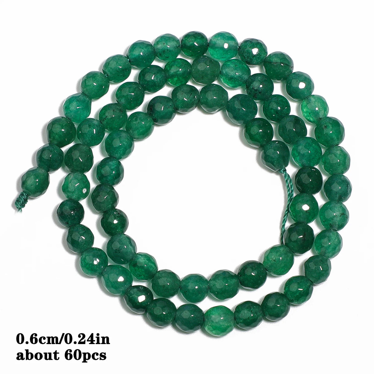 Stone Beads Green Chalcedony-Style Mixed Shapes for DIY Jewelry Making