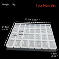 Silicone Domino Block Mold for Resin Casting Epoxy Resin Mold Suitable DIY Board Games Handicrafts and Gifts Silicone Resin Mold