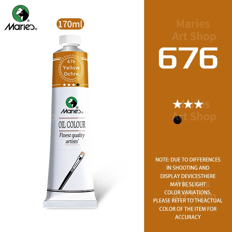 Marie's Oil Paint — 170ml Large Tube, 16 Colors Available