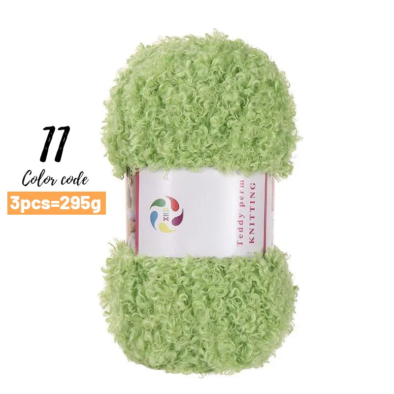 Yarn, Teddy-Style Faux Fur for Scarves, Sweaters, Bags & Cozy Home Crafts