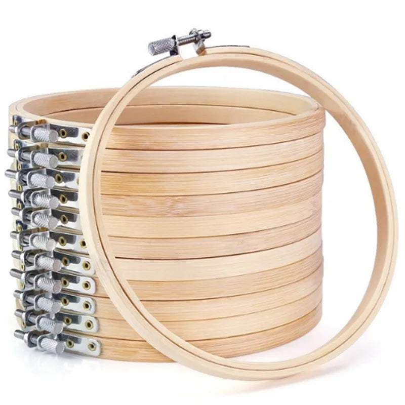 Embroidery Hoops, Round Frame Rings for Cross-Stitch & Needlecraft Projects