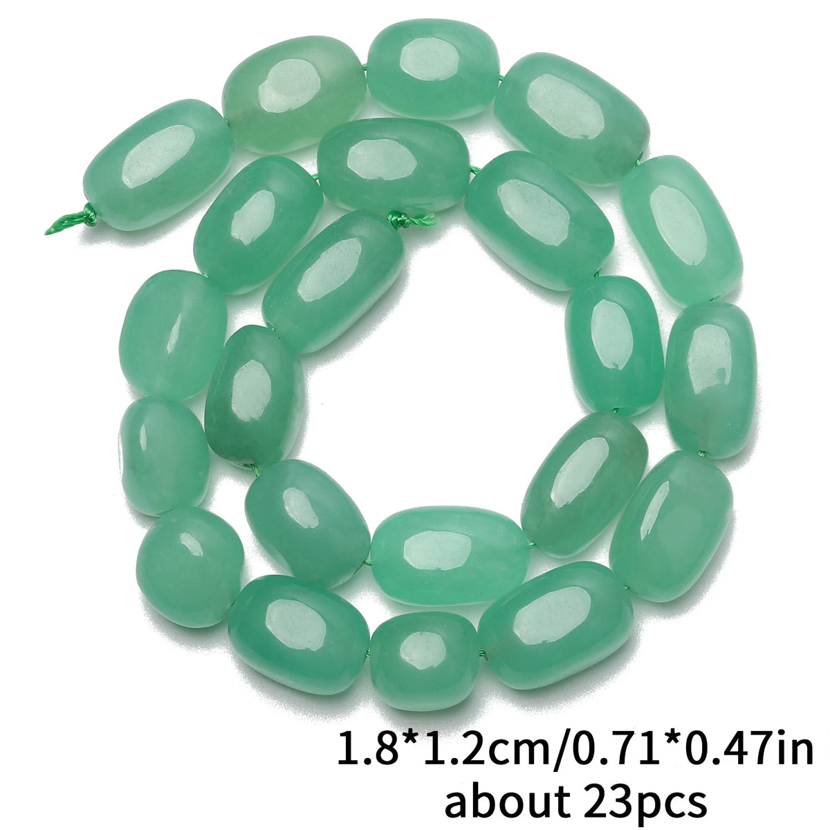 Glass Beads Multicolor Chalcedony-Style Jade-Style Irregular Bracelets