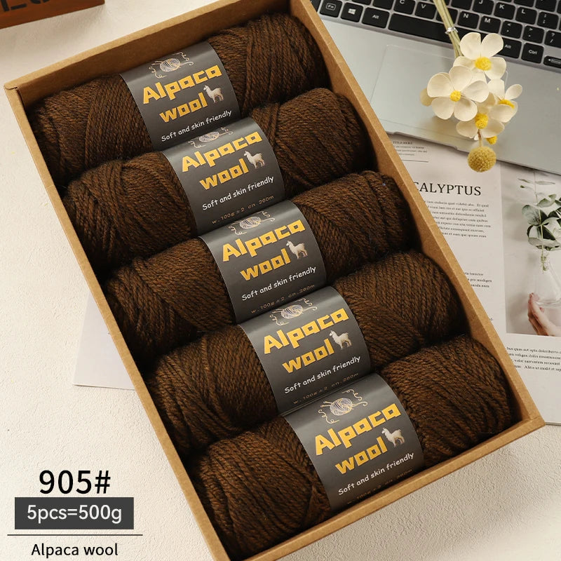 Yarn, Chunky for Knitting Sweaters, Coats, Hats, Gloves & Leg Warmers