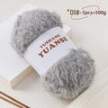 Yarn, Chunky Faux Fur for Crochet Shoes, Bags, Pendants & Slipper Crafts