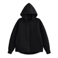 Hoodie Women's Oversized Zip Up Loose Hooded Jacket Sweatshirt Pockets Autumn