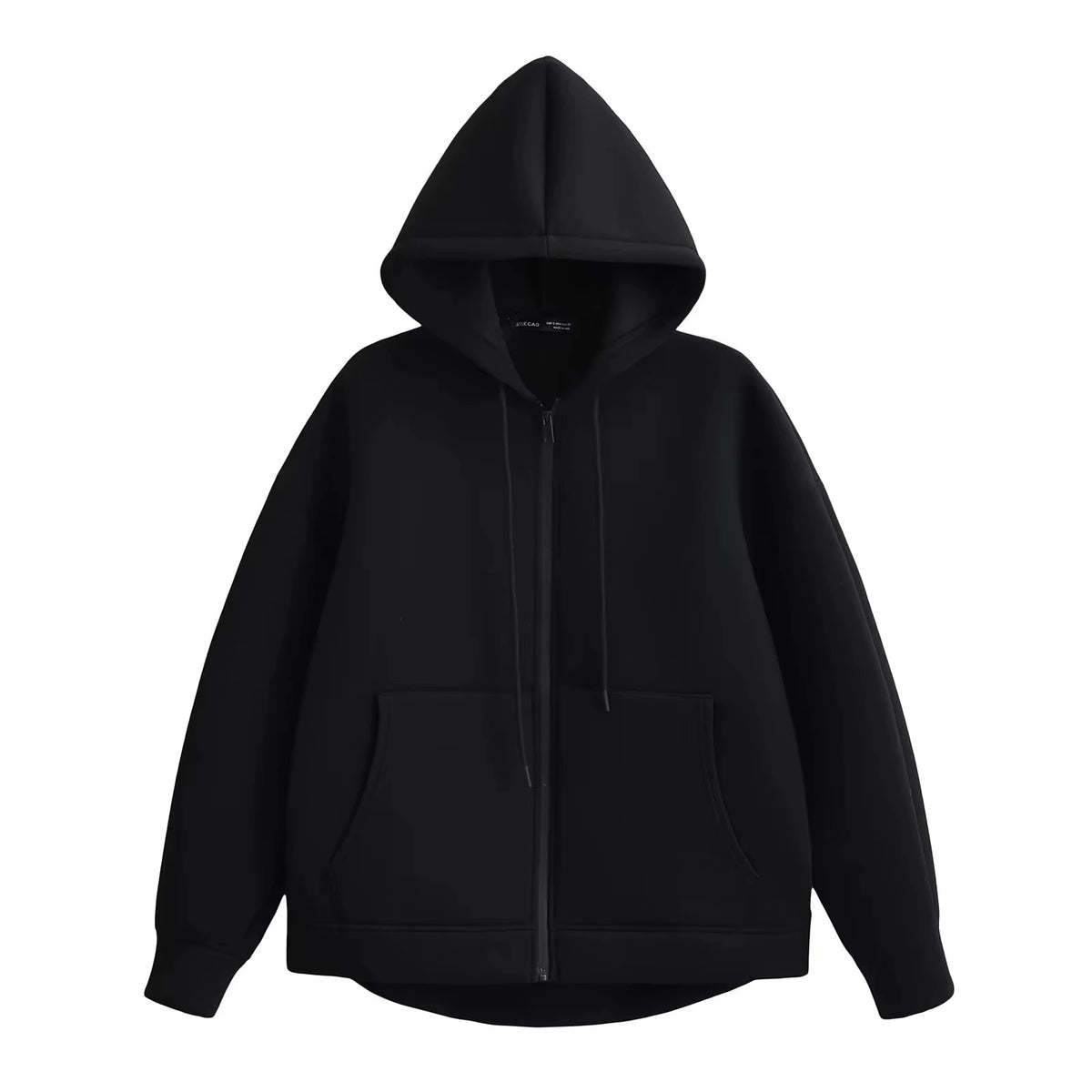 Hoodie Women's Oversized Zip Up Loose Hooded Jacket Sweatshirt Pockets Autumn