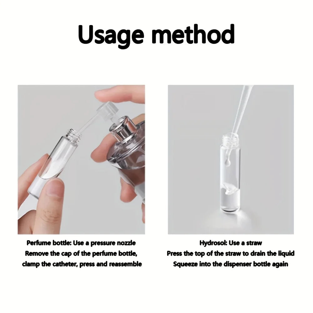 Spray Bottles Empty Glass Refillable with Perfume Refill Tools 50 Pack