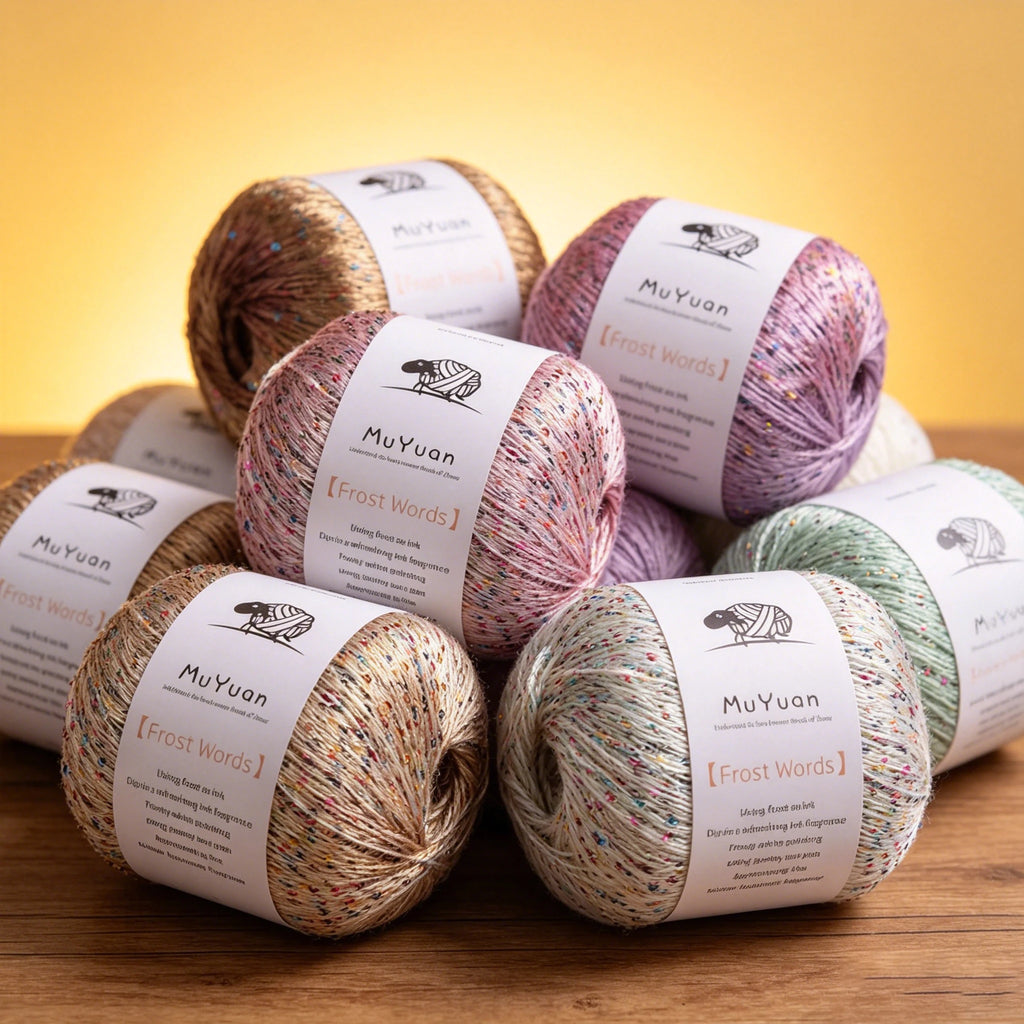 Yarn, Glitter Effect for Knitting Cushions, Bags, Hats & Decorative Crafts