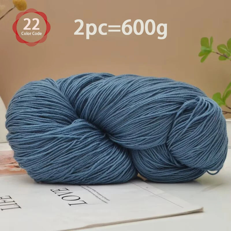 Yarn, Medium-Fine for Knitting Sweaters, Scarves, Vests & Handmade Blankets