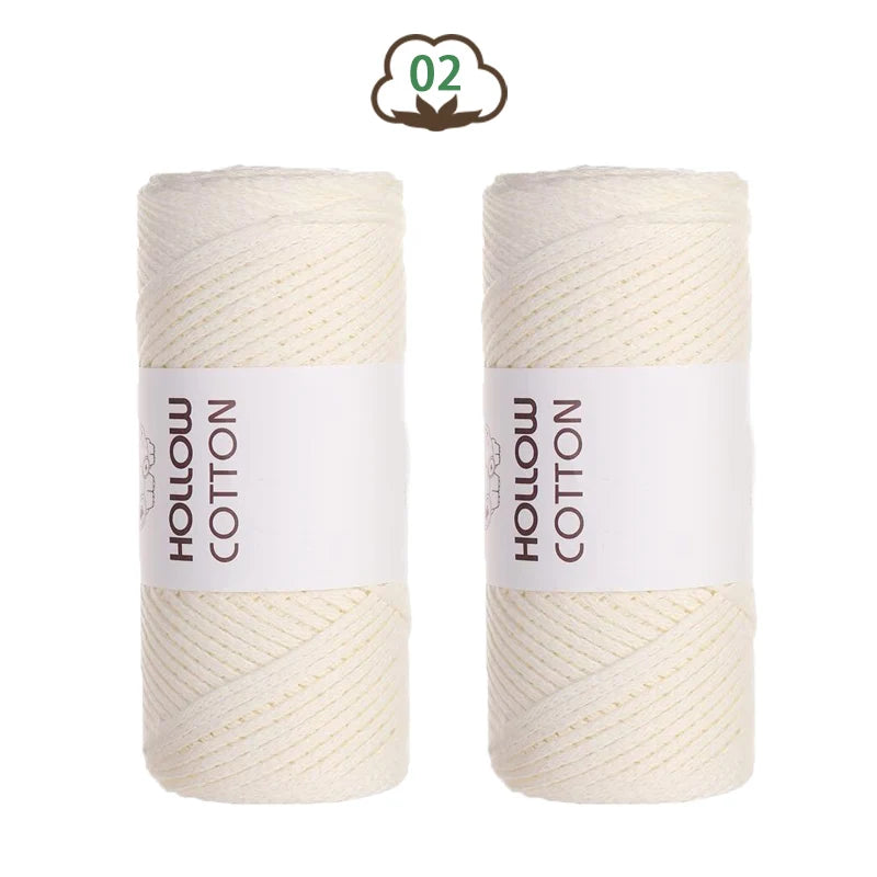 Yarn, Hollow Cord for Crochet Bags, Hats, Cushions & Handmade Accessories