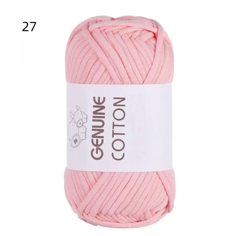 Yarn, Hollow Cord for Crochet Shoes, Scarves, Bags, Hats & Blanket Crafts