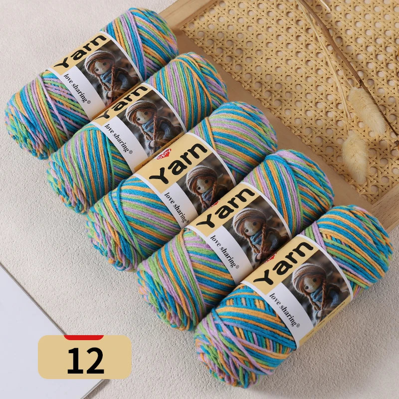 Yarn, Rainbow Gradient for Sweaters, Scarves, Hats & Handmade Blankets