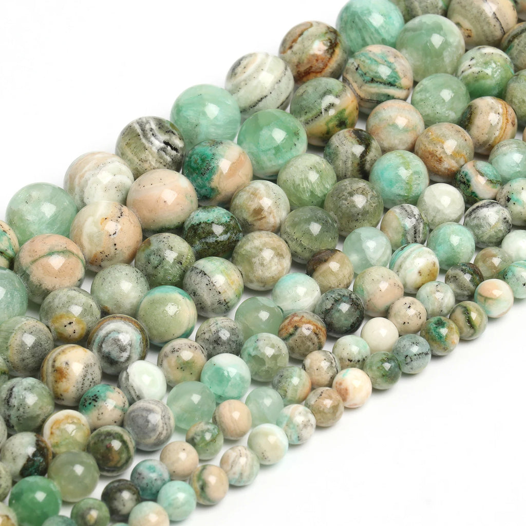 Stone Beads Round Assorted Stone Color Options for DIY Jewelry Making