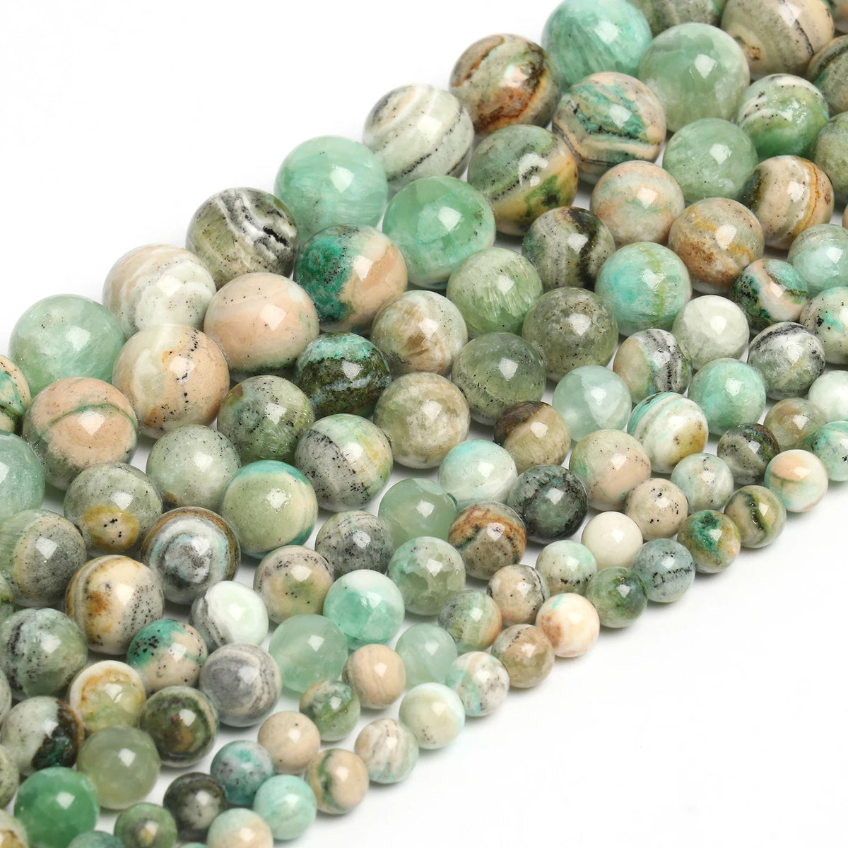 Stone Beads Round Assorted Stone Color Options for DIY Jewelry Making