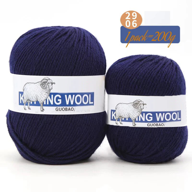 Yarn, Medium Thickness for Knitting Sweaters, Coats, Scarves & Winter Hats