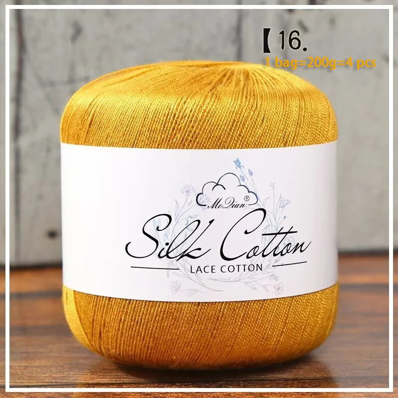 Yarn, Fine for Crochet Shawls, Openwork Sweaters, Summer Hats & Knitwear