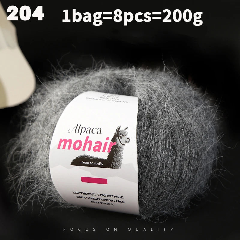 Yarn, Long-Pile Texture for Knitting Gloves, Hair Ties & Creative Crafts
