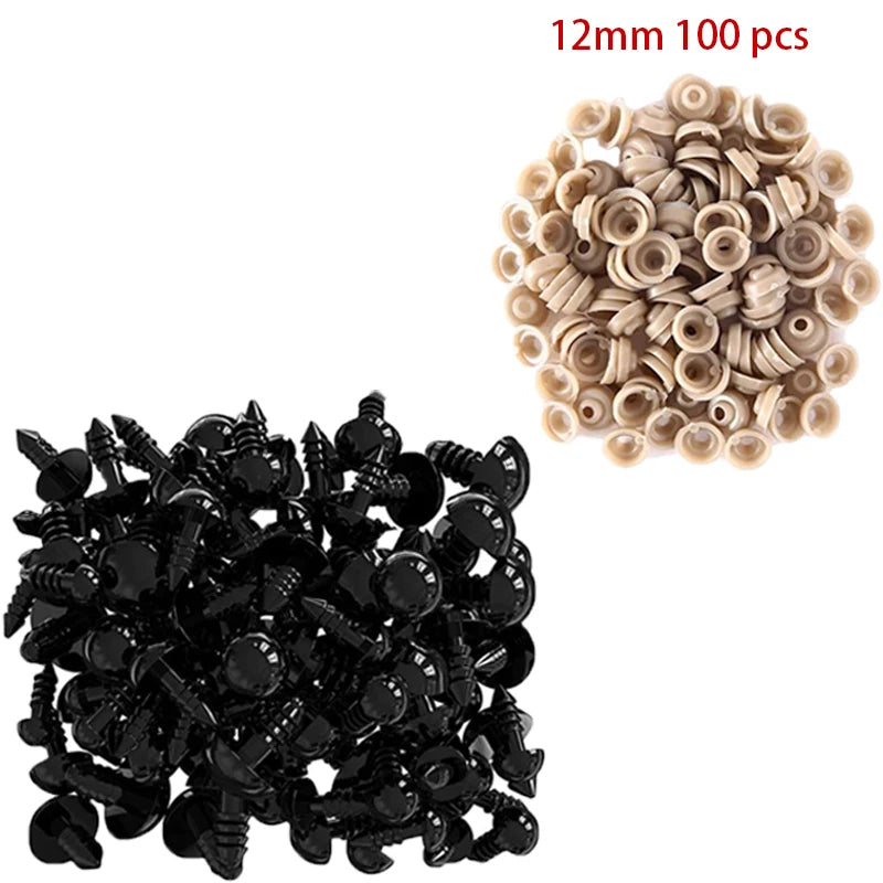 5/6//7/8/9/10/12/14/18/20mm Plastic Safety Eyes For Premium Quality Replacement Accessory