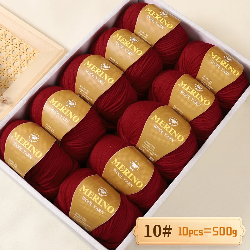 Yarn, Medium-Fine for Hand Knitting Sweaters, Scarves & Winter Hats