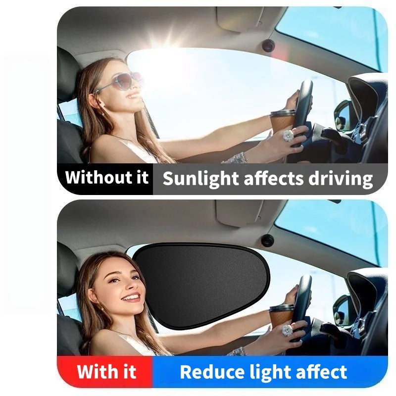 New Electrostatic Sun Visor Front Car Sun Shade UV Protector