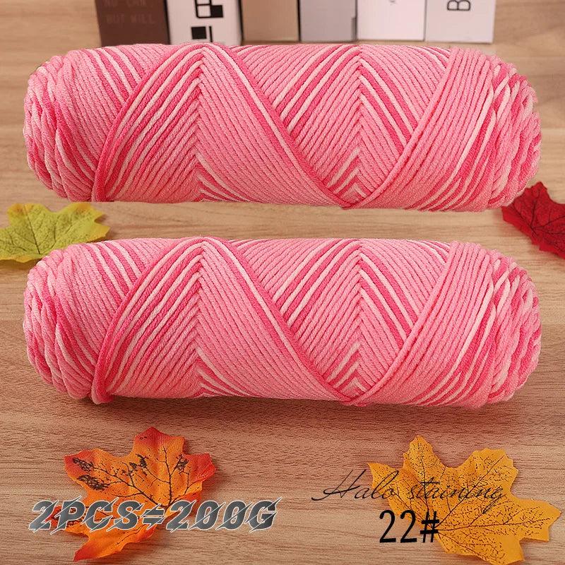 Yarn, Multicolor for Handmade Scarves, Sweaters & Crochet Accessories