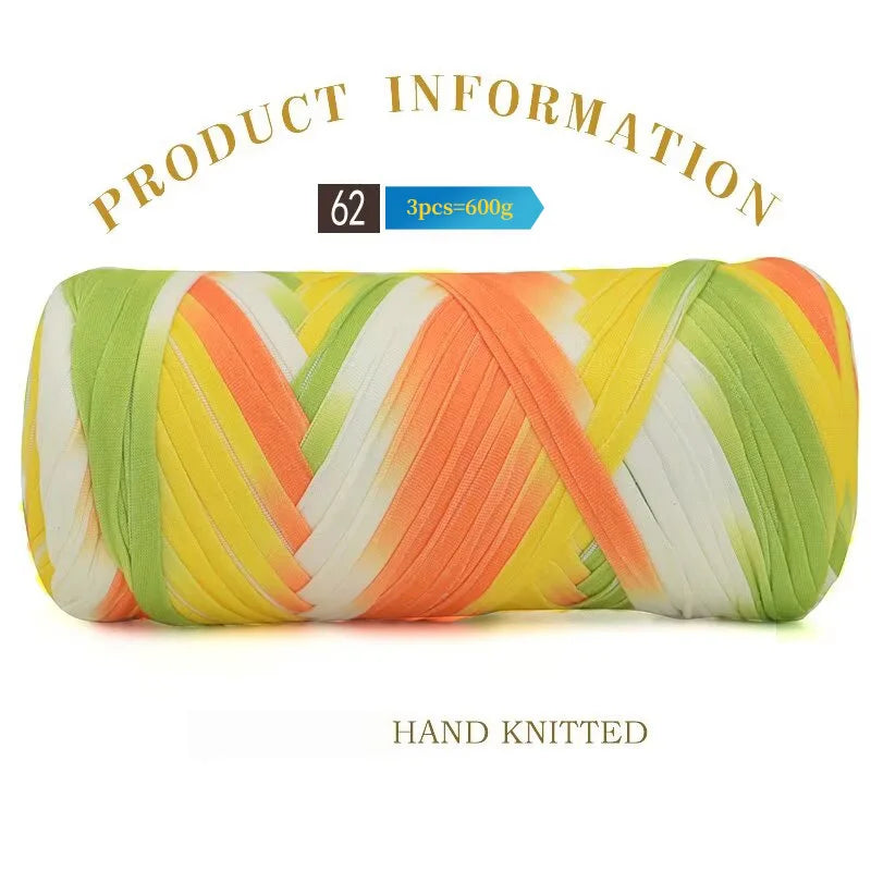 Yarn, Fabric Strip for Crochet Bags, Slippers, Hats, Cushions & Baskets