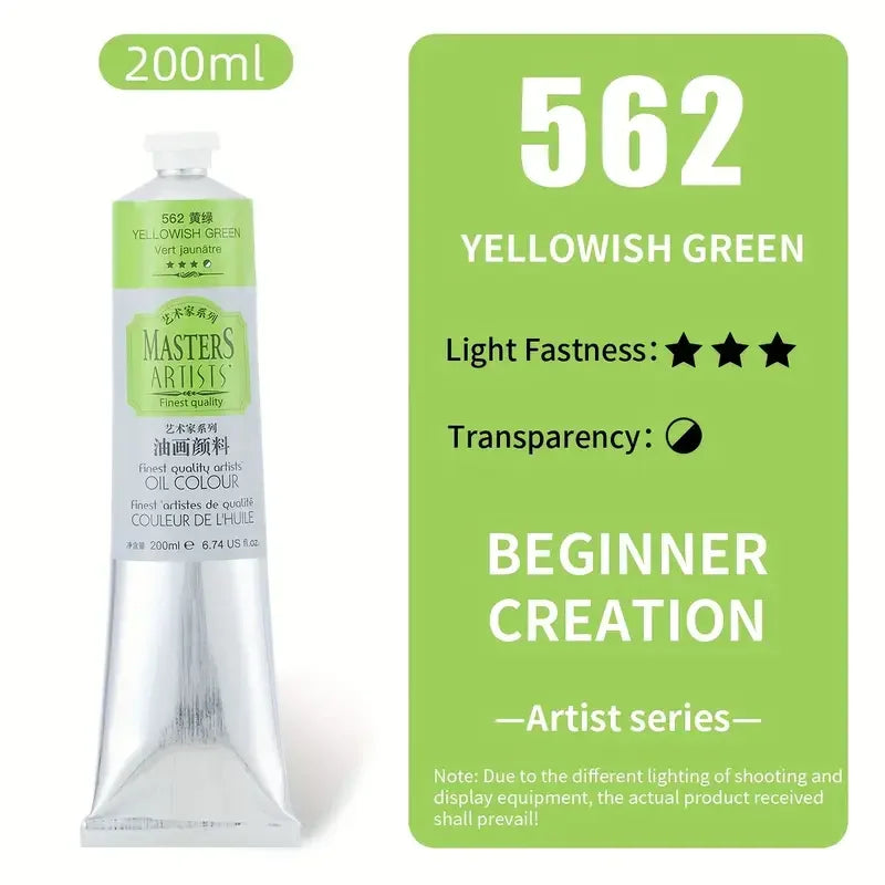 Oil Paint Jumbo Tube, Marie's 200ml — 14 Colors, Artist Grade