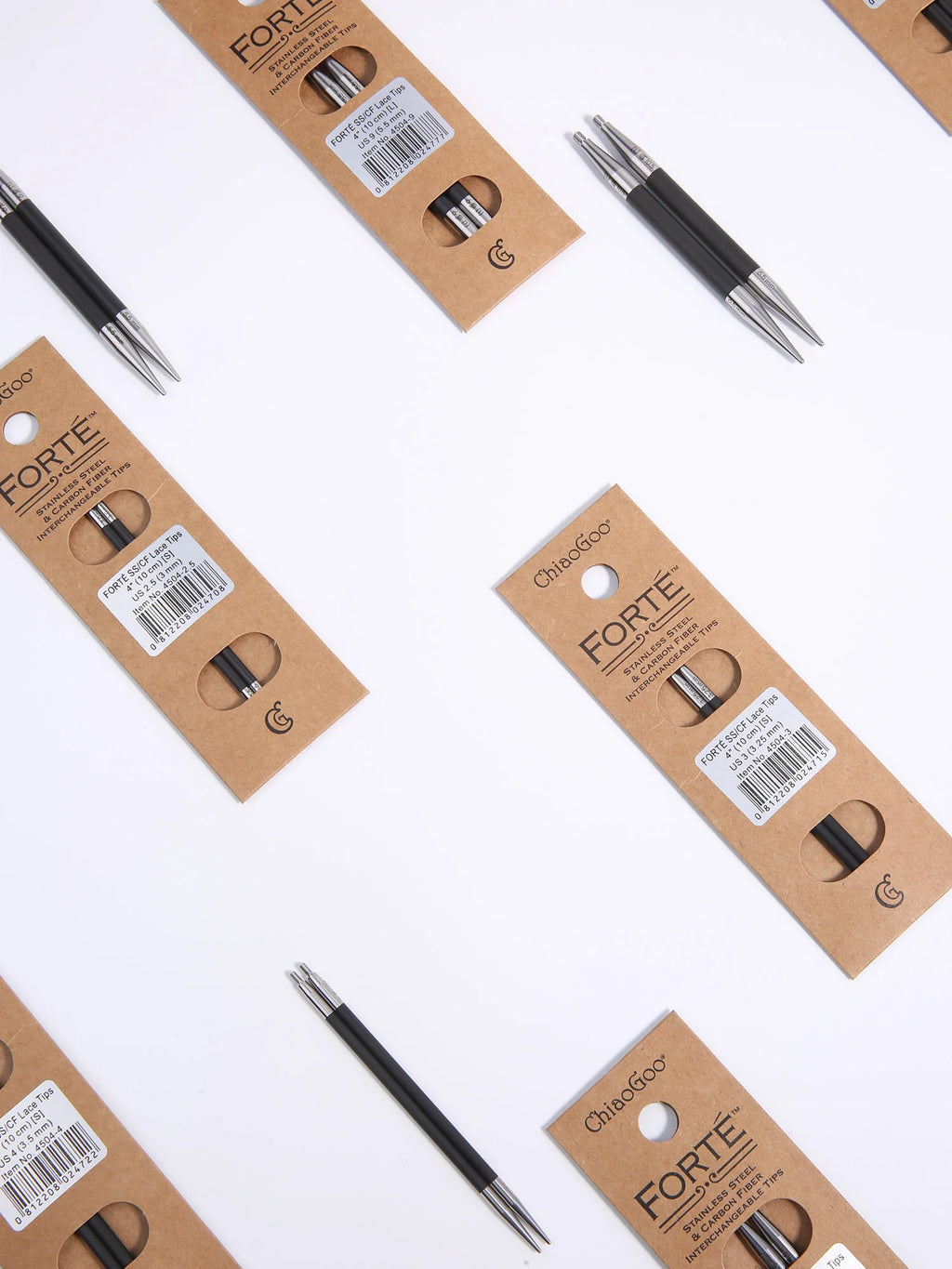 Knitting Needle Tips, ChiaoGoo FORTE Interchangeable for Handmade Knitwear