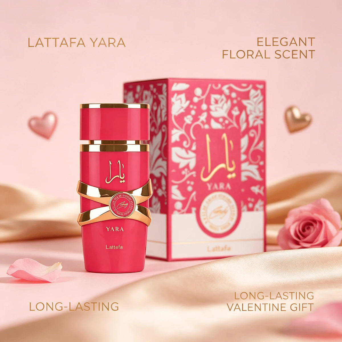 Lattafa Yara Candy Women's Eau de Parfum 3.4 oz Sweet Fruity Floral Perfume