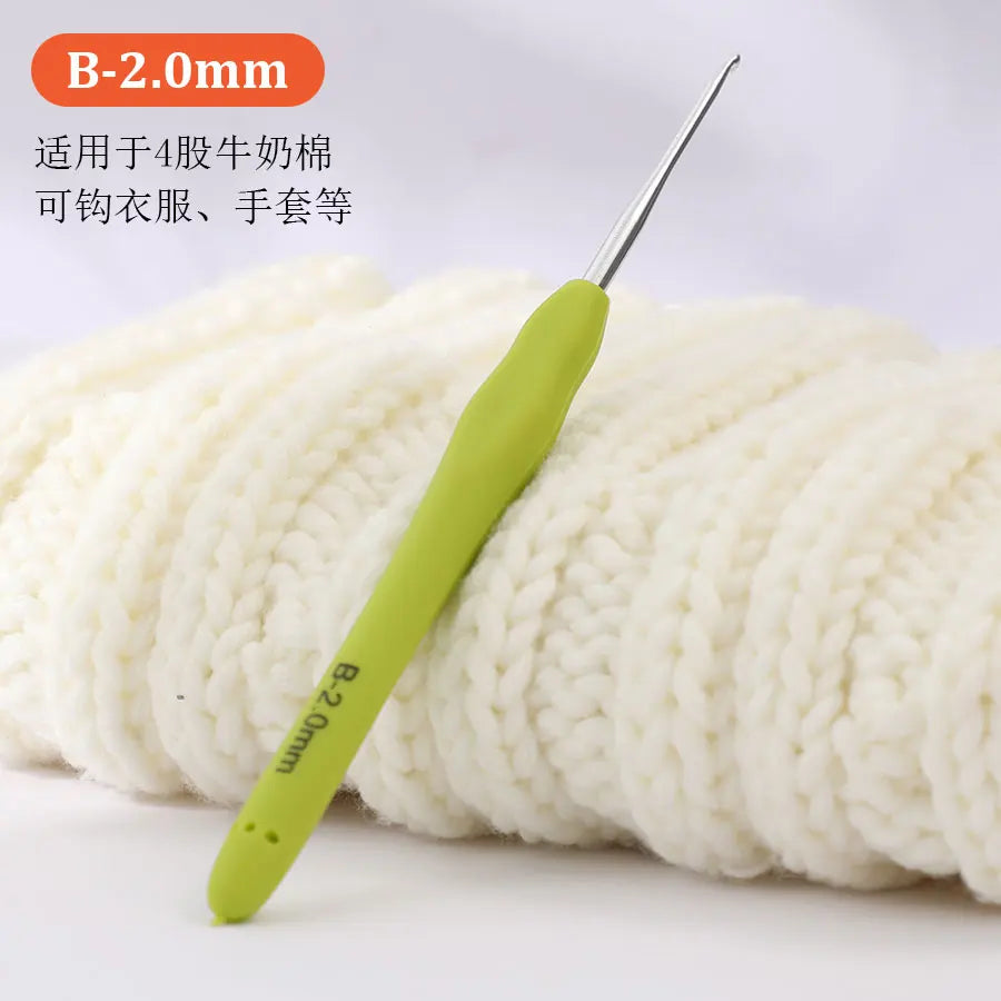Crochet Hook, Aluminum for Handmade Yarn Crafts & Needlework Projects